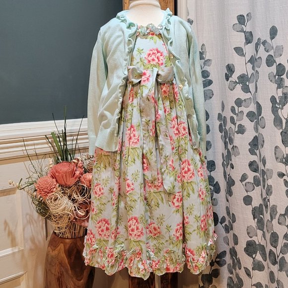 Vintage Laura Ashley London Fit and Flare Dress - Picture 6 of 15